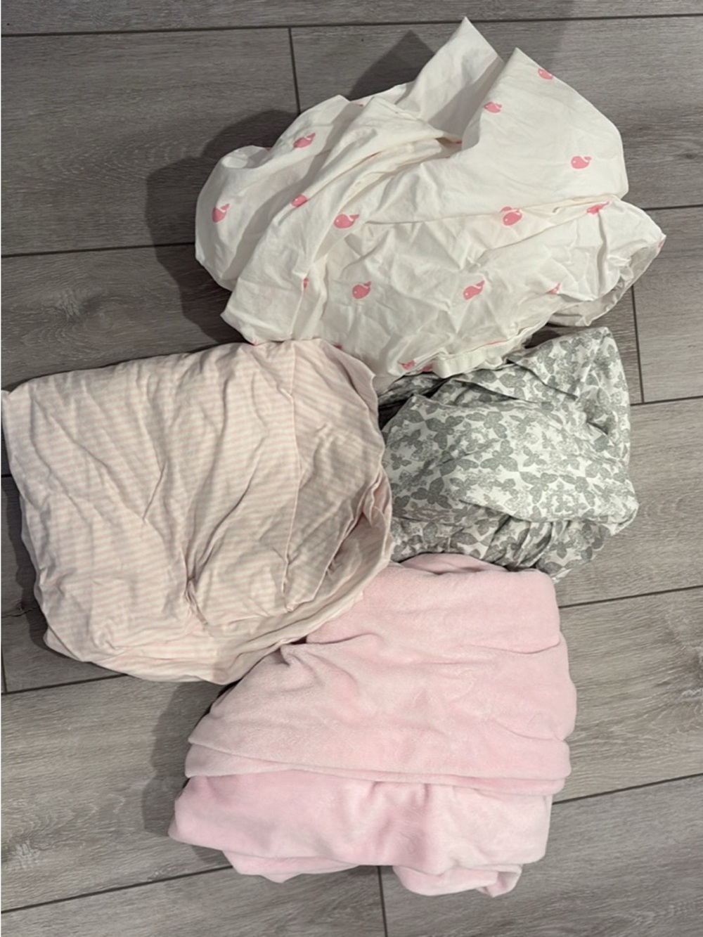 Pottery Barn & Burts Bees Crib Sheet Lot